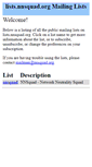 Mobile Screenshot of lists.nnsquad.org